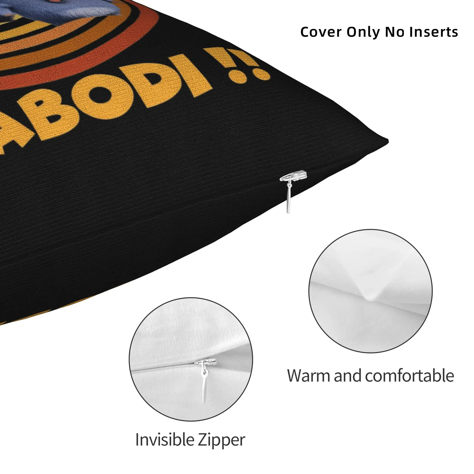 Tabodi Grizzly and Lemmings Throw Pillow Cover Polyester Decorative Pillow Animation , Custom Pillowcover Home Decor
