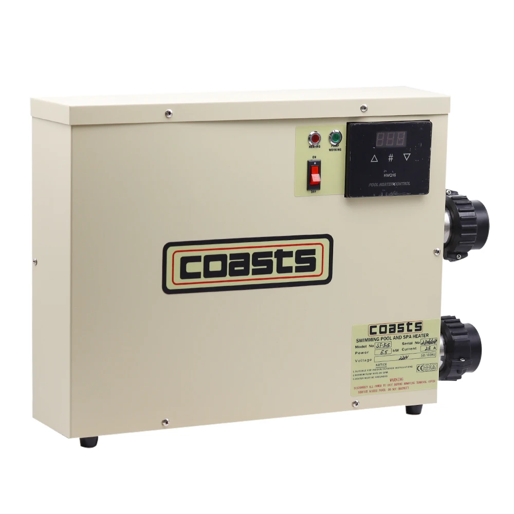 5.5KW 7.5KW 9KW 11KW 220V/380V Electric Swimming Pool Water Heater Thermostat Hot Tub Spa