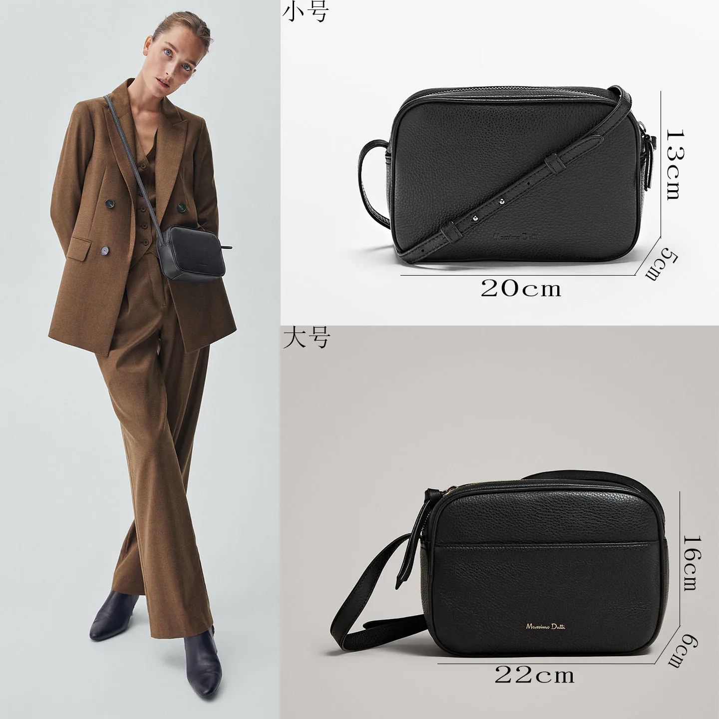 

MOOQDAAX 2026 New Women's Genuine Leather Crossbody Bag Retro Casual Versatile Shoulder Cowhide Simple Small Square Bag