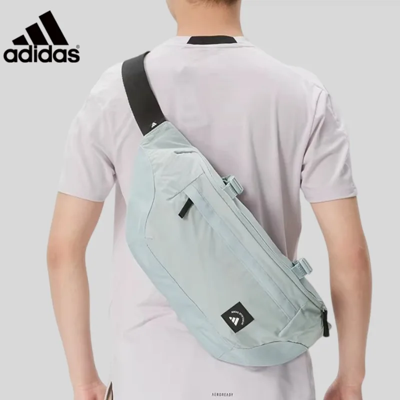 Adidas Men's Bags and Women's Bags 2026 Summer New MH WAIST BAG L Fanny Pack KR5139