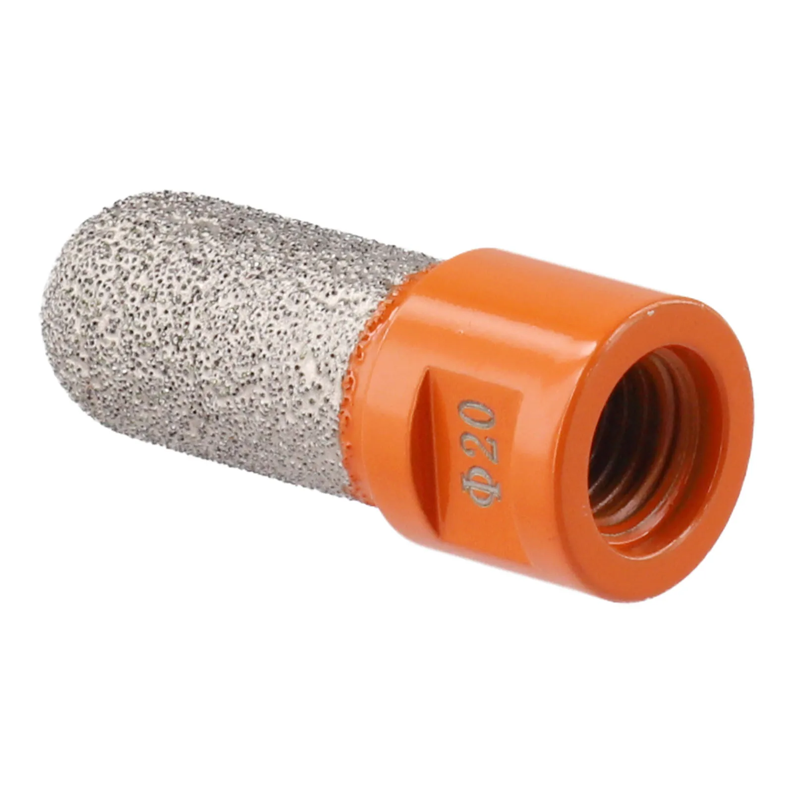 20mm Vacuum Brazed Carbide Finger Bits Ball End Mill For M14 Thread Grinding Head For Marble Granite For Tile Stone Angle Grinde