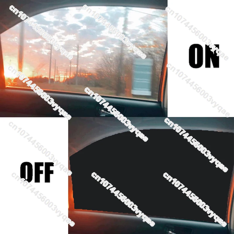 

High Quality Customize Black Pdlc Car Smart Black Film For Car Window Switable Film