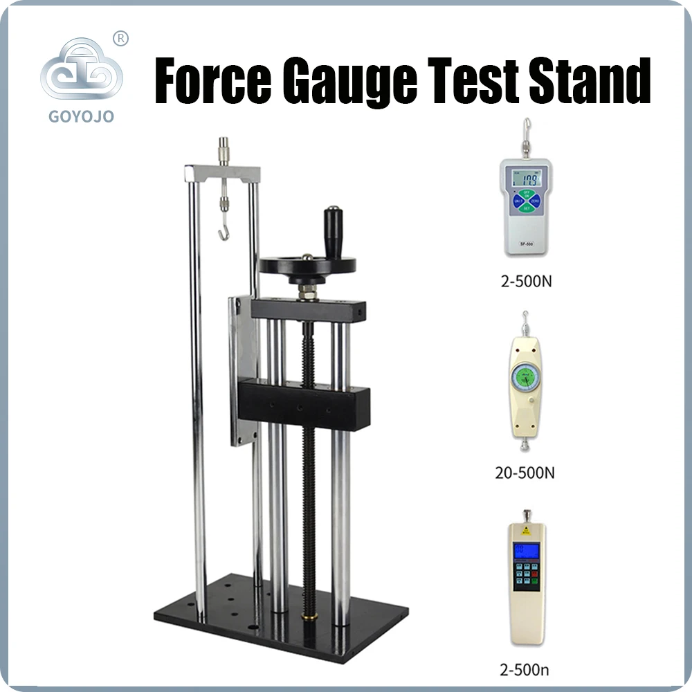 Tension and compressiontest stand Analog Push Pull Force Gauge Test Stand Dynometer  Bench ALX-J