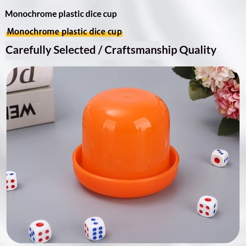 Thickened sieve cup with base support Bar and nightclub dice and cup set Send5Dice