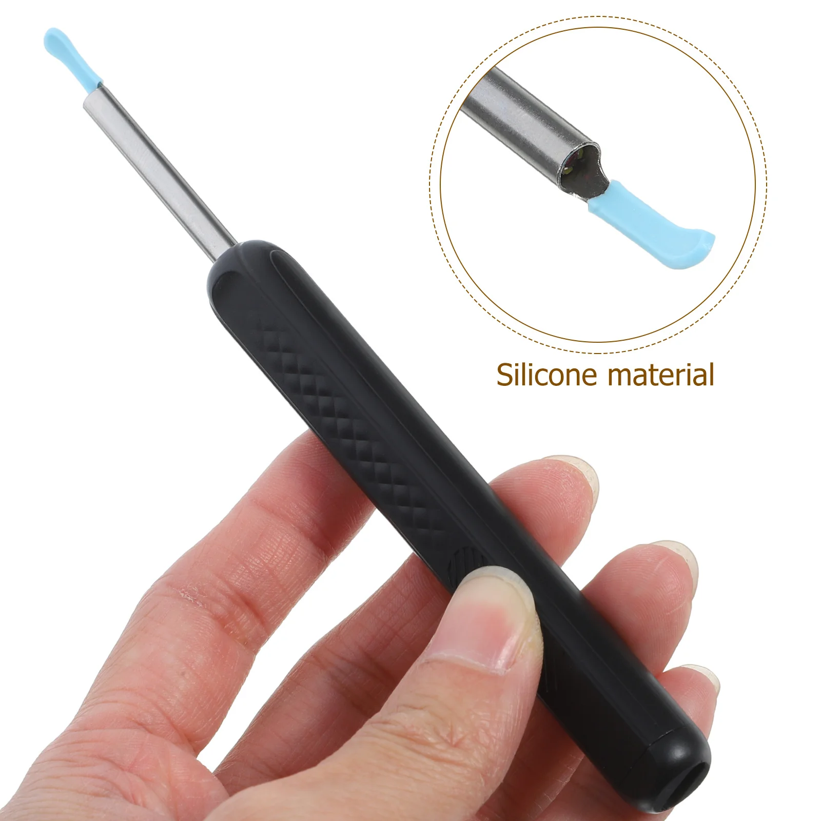 

1 set 1 Set Metal Earwax Scoop Scoops Ergonomic Ear Cleaner Earwax Removal Kit Tools Ear Wax Removal Spoon For Home Use