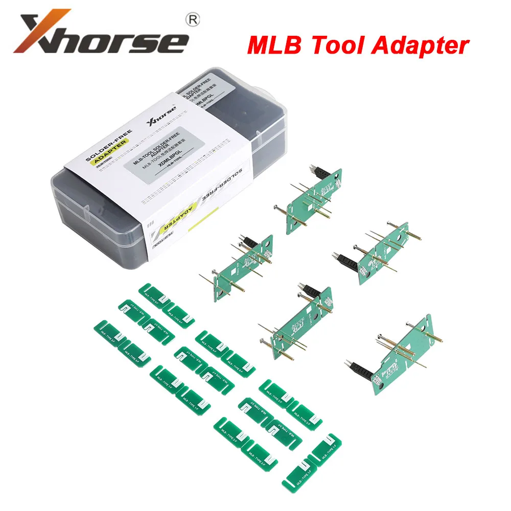 Xhorse XDMLBPGL MLB outil Kit d'adaptateur sans soudure ajouter des modèles de touches pour Audi Porsche Lamborghini Bentley VW Touareg programmation de clé