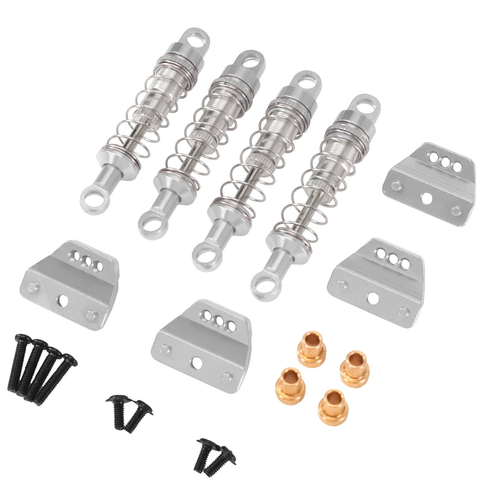 60mm Oil-filled Shocks and Shock Absorber Bracket for MN99sV2 MN98V2 MN78 MN168 RC Cars Modified and Upgraded Metal Accessories