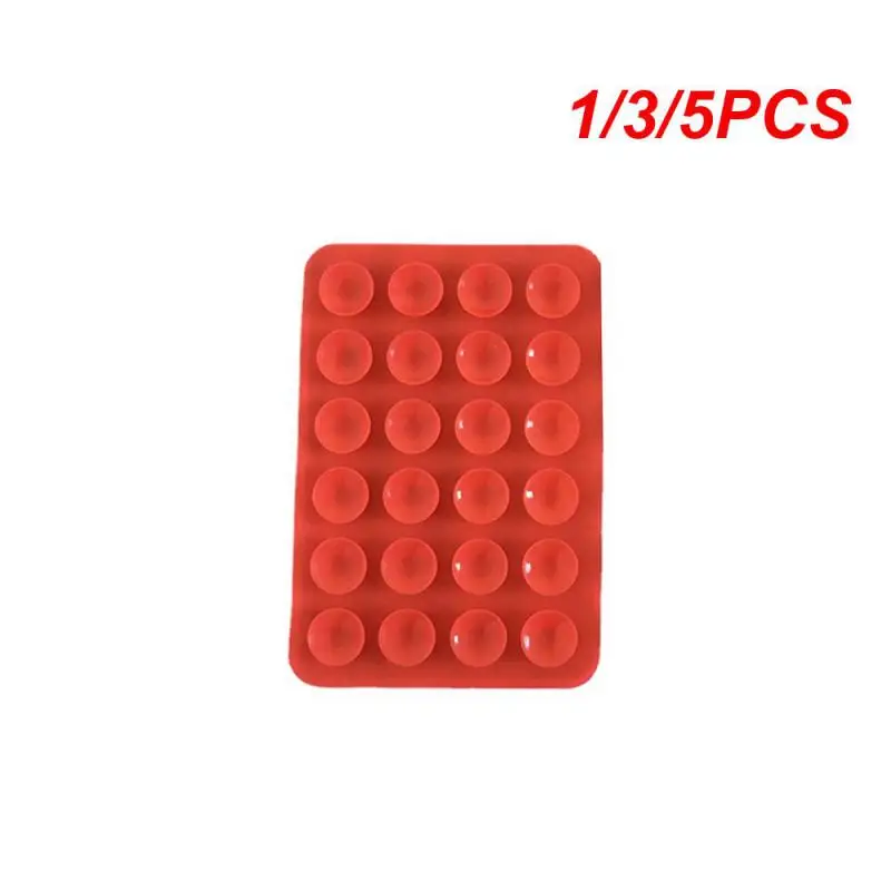 1/3/5PCS 미끄럼 방지 실리콘 흡입 컵 미끄럼 방지 휴대용 디자인 휴대 전화 홀더 실리콘 흡입 컵