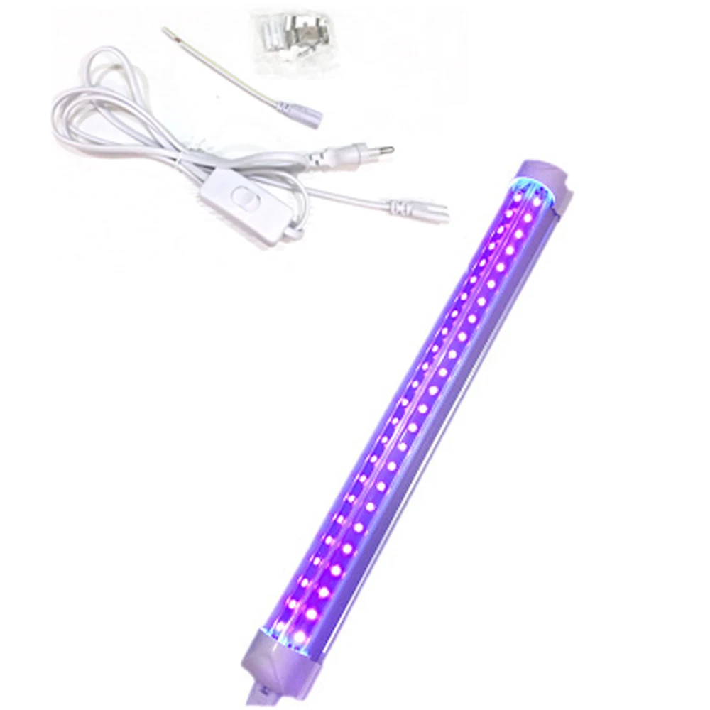 

T8 purple curing lamp UV curing lamp 395nm purple wavelength LED fluorescent agent detection UV lamp