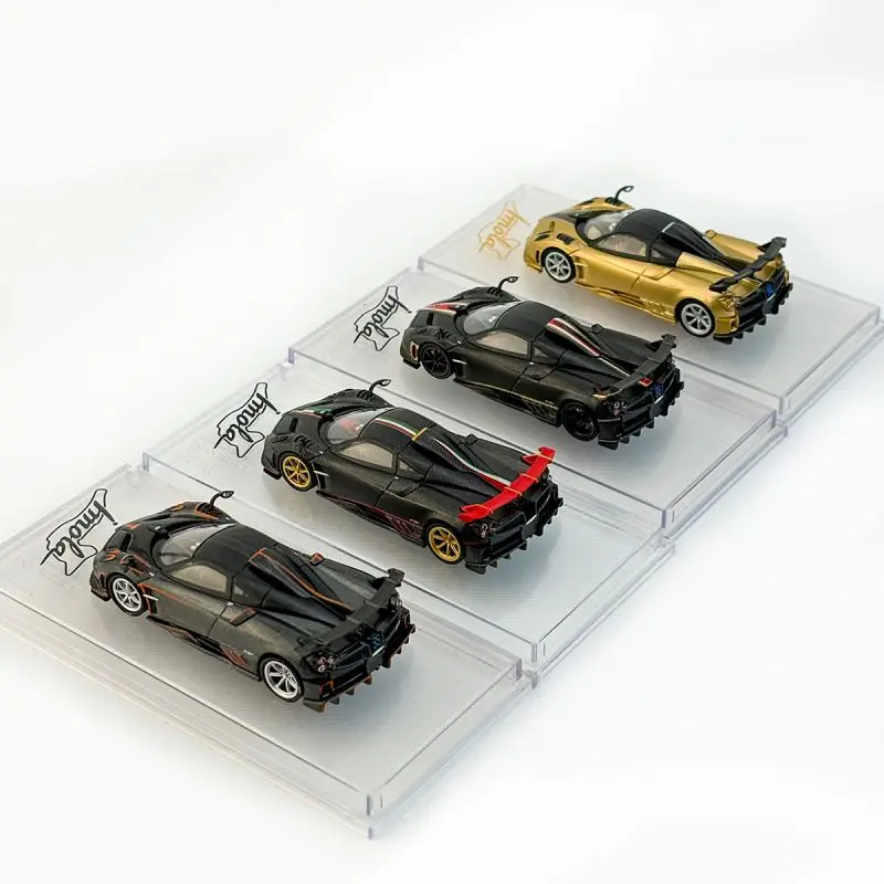 CM Model 1:64 Pagani Imola Model Mobil Paduan Edisi Hitam Karbon