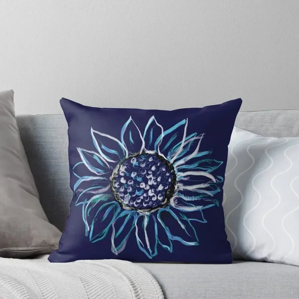 

Sunflower Peacock blue Throw Pillow christmas decorations for home 2025 pillow cover luxury Christmas Pillowcase pillow