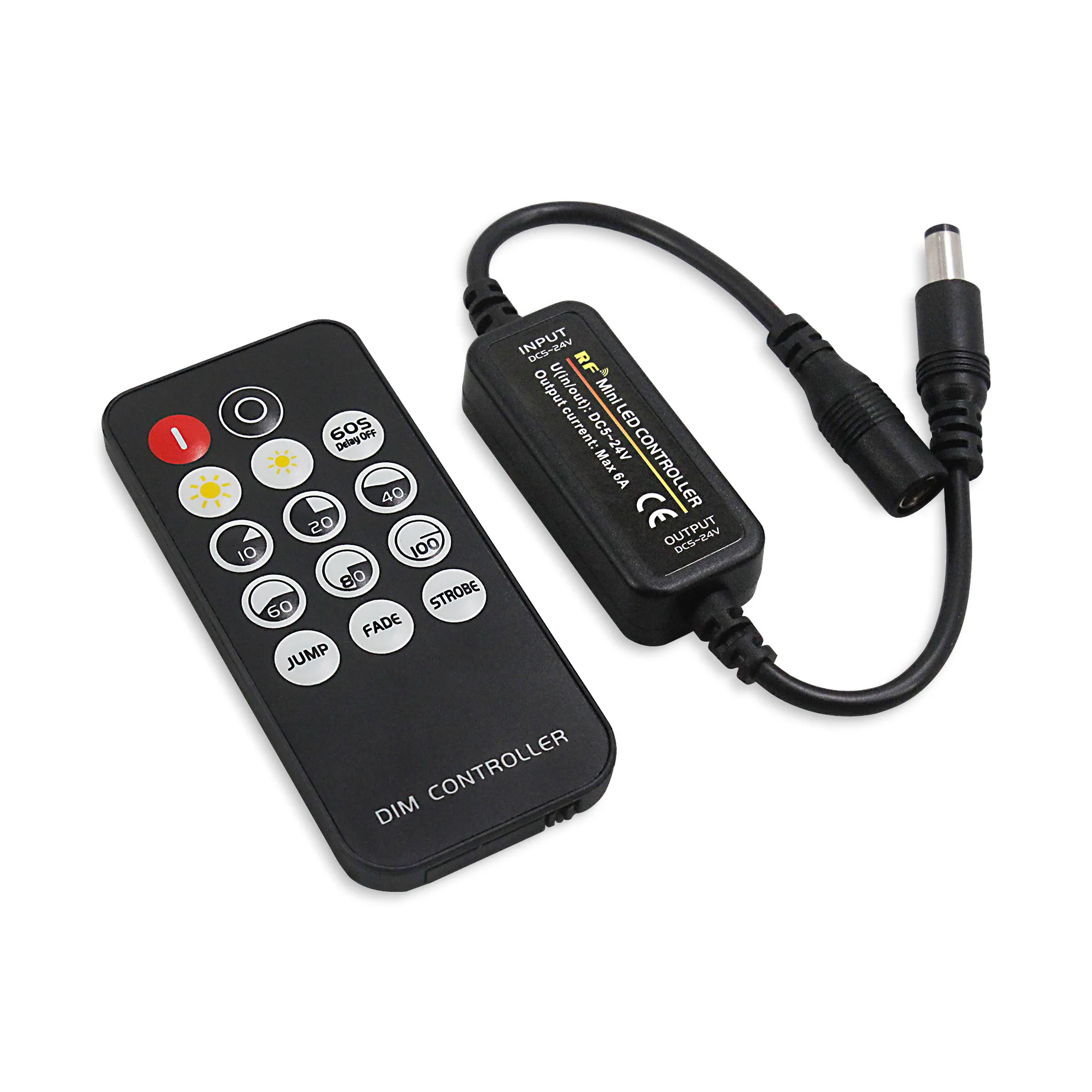 

Мини-контроллер световой ленты, монохромный контроллер, 14-клавишный мини-диммер