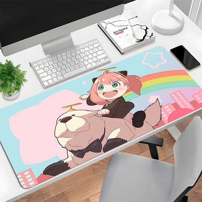 S-SPY×FAMILYs Mouse Pad Gaming Laptops Keyboard Mat Deskmat Pc Accessories Desk Protector Anime Gamer carpet Mousepads coaster