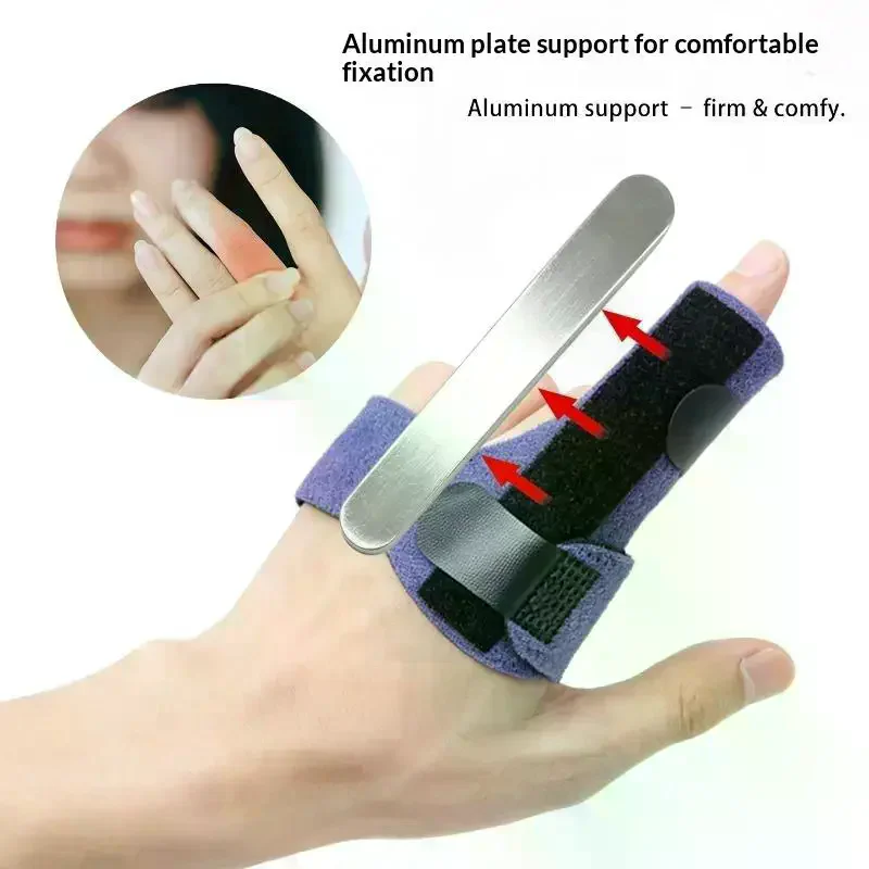 /Kuz/Finger Splint Adjustable Brace With Fastening Strap Finger Thumb Splint To Relieve Finger Pain Relief