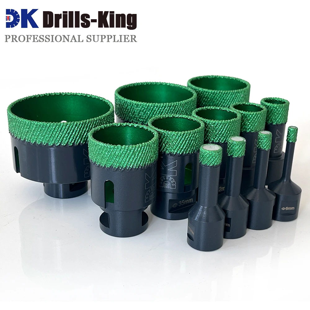 Diamond Drill Core Bits Dia6-68mm Dry Drilling Crown M14 Matrix Hole Saw Tile Granite Marble Ceramic Tile Hole Saw Cutter Tools