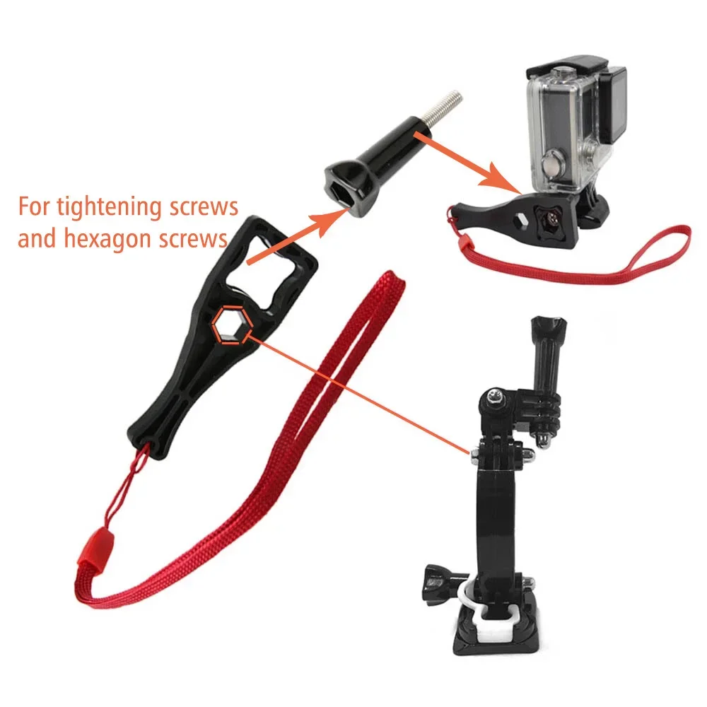 Capacete Mount for GoPro Action Camera, Riding Belt, Cabeça monopé, Base ajustável, Acessório da motocicleta