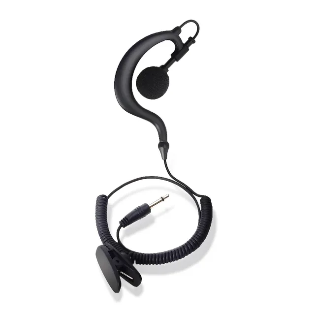 Nowe słuchawki tylko do słuchania Kabel audio Interphone Słuchawki Akcesoria do zestawu słuchawkowego Akcesoria do radia Przewodowa rurka powietrzna Słuchawki 3,5 mm