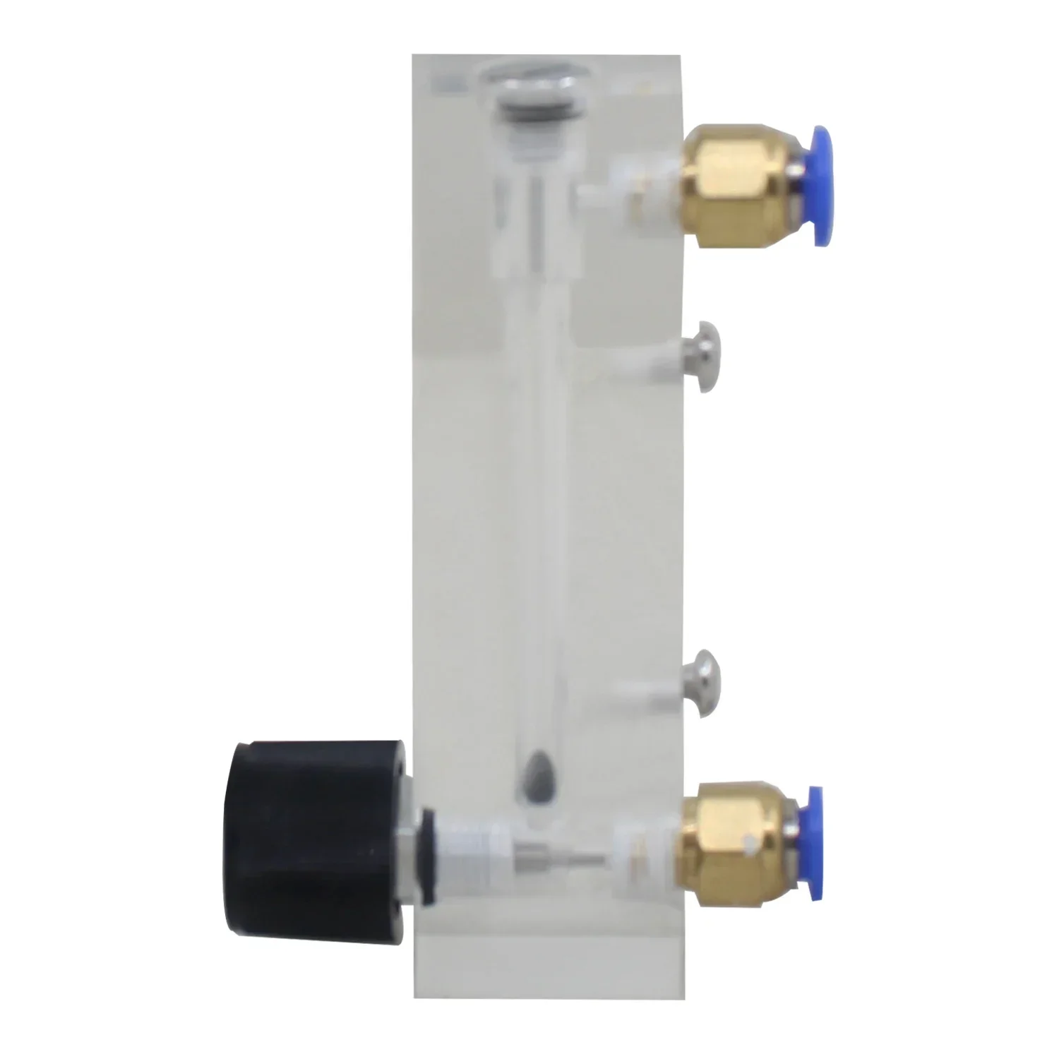 Акриловый корпус, газовый поплавок, ротаметр сжатого воздуха, анализатор жидкой воды, 1 шт., панельный регулируемый расходомер с клапаном