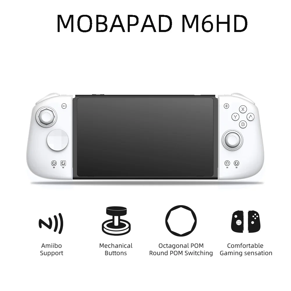 O controlador Mobapad M6s Joycons para Nintendo Switch Pro com joystick ajustável de efeito hall vibração HD e giroscópio de 6 eixos Joy Pad oferece uma experiência de jogo incrivelmente precisa