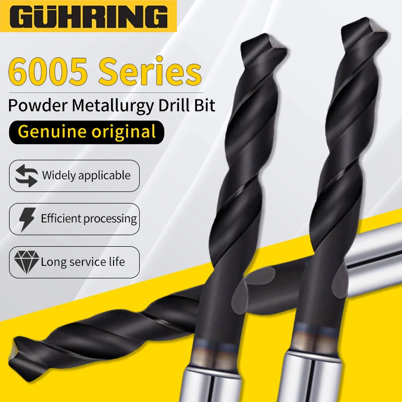 

Немецкое сверло GUHRING 6005 с кобальтовым воротником, 1-13 мм, порошковая металлургия, сверхтвердый вольфрамовый стальной титановый сплав