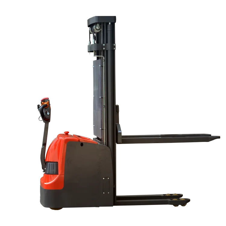 EVERUN ERES20GF CE EPA Telescopic Portable Forklift Bucket Powered Battery Home Full Electric Pallet Stacker Machine