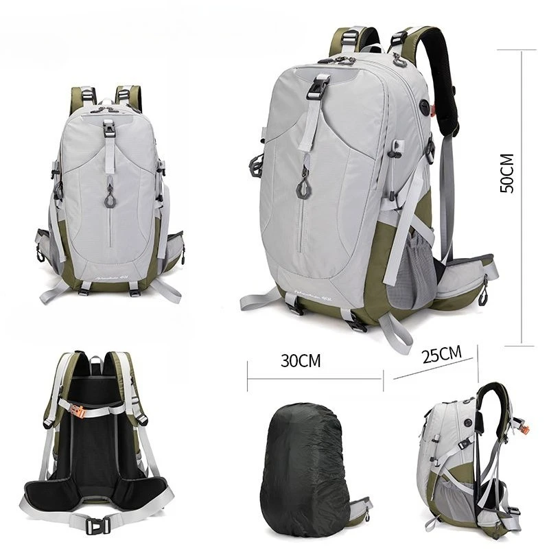 Original 40L Mountaineering Backpack Travel Backpack, Waterproof Lightweight Carry Outdoor Sports Equipment