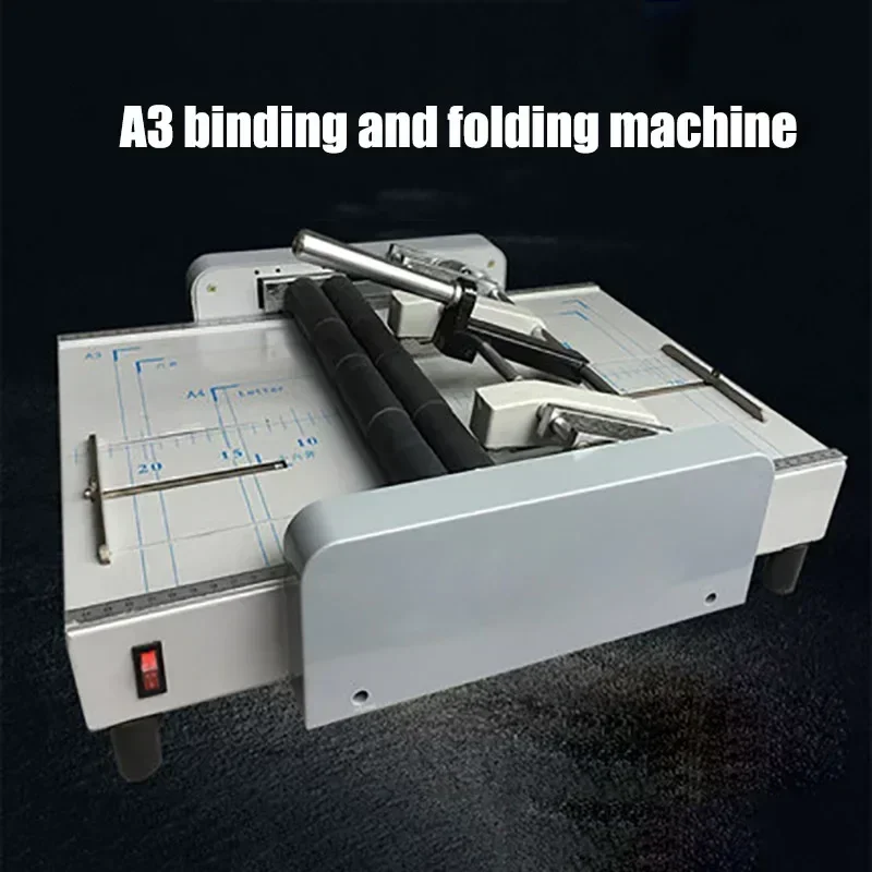 Small Electric 220V A3 Electric Binding Machine Electric Paper Creasing Machine Folding Machine Tools