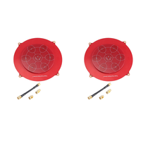 B50B-2 Pcs 150Mm Triple Feed Patch 5.8Ghz 14Dbi Pagoda Array FPV Antenna For RC Drone