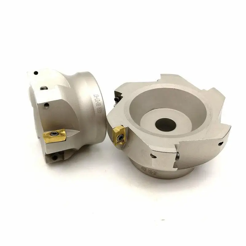 BAP300R  BAP400R CNC Flute Face Square Shoulder Right Angle Plane End Milling Cutter APMT1604 APMT1135PDER Carbide Inserts