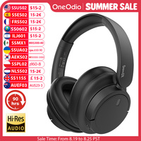 Oneodio SuperEQ V16 Wireless Headphones Bluetooth 5.3 Over Ear Headset With Mic Bass/Pop Mode Hi-Res Foldable Headphones 90H