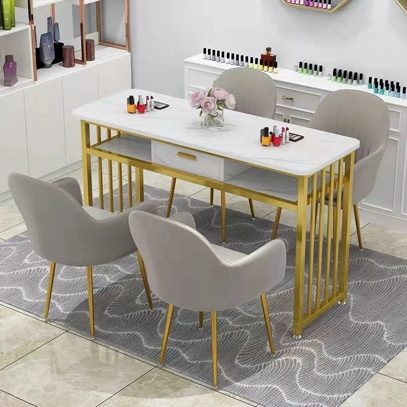 custom.Salon Furniture Manicure Table with Manicure Chair Manicure Station