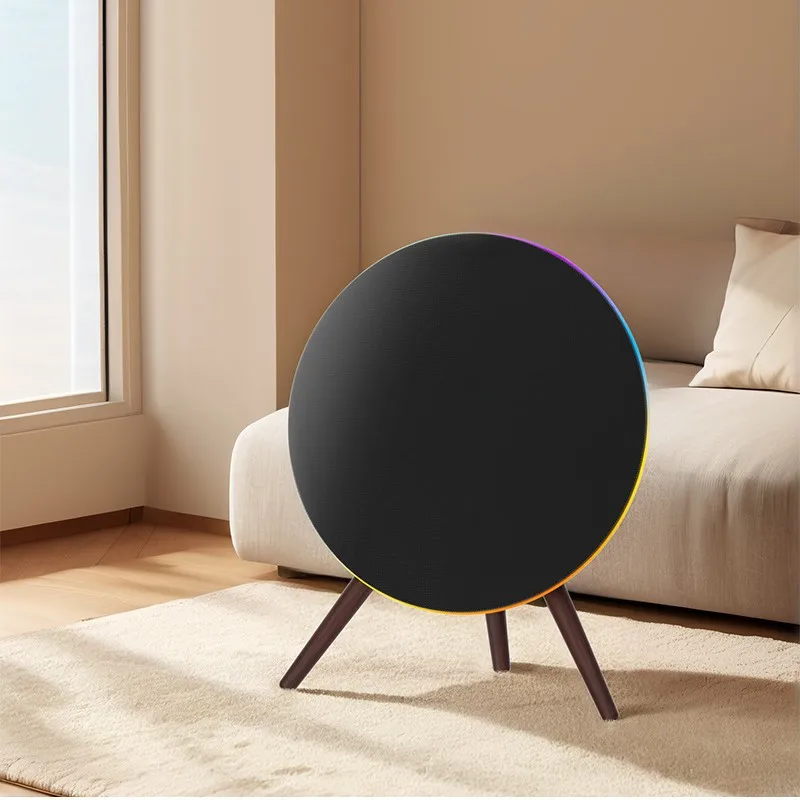 

The same home new big flying saucer bluetooth speaker integrated home heavy subwoofer stereo built-in battery
