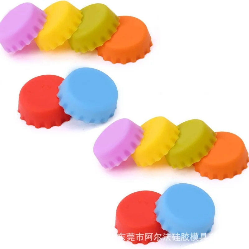 Silicone Beer Bottle Cap Preservative Cover Bottle Cover Vinegar Soy Corktail Lid 3cm Wine Stopper Bar Accessories