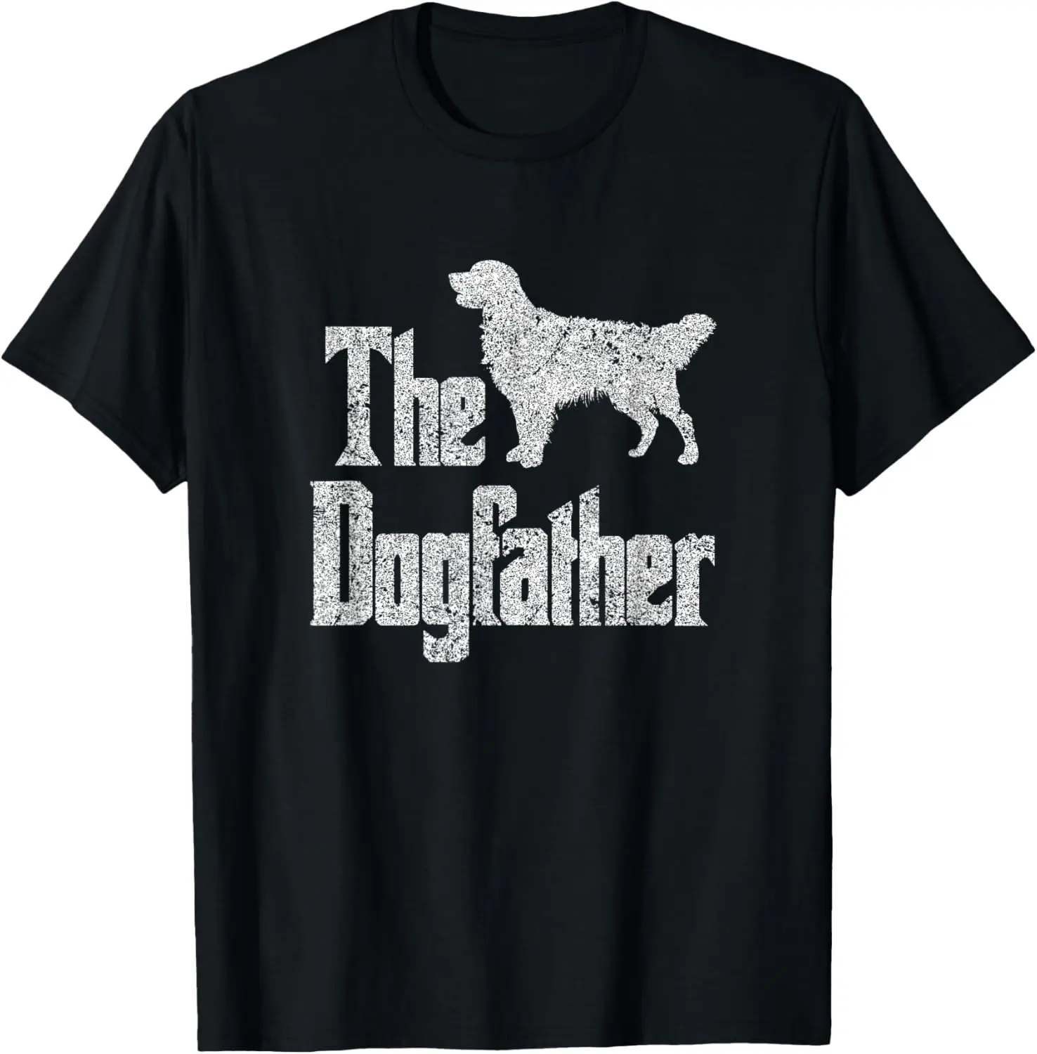 

The Dogfather t-shirt, Golden Retriever silhouette, dog gift