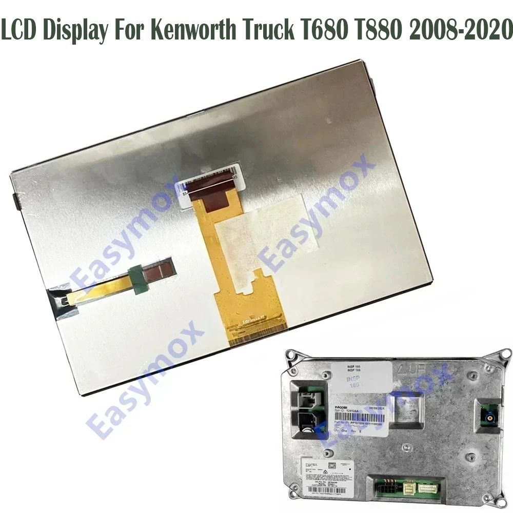 

LCD Display for Kenworth Truck T680 T880 2008-2020 Navigation GPS Radio Multimedia Screen Module Repairment 12412AA