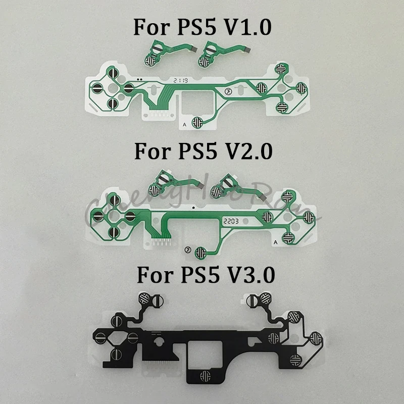 1PC For PS5 Gamepad LR Buttons Cross Key Flim  For PS5 Controller Conductive Film V1.0 2.0 3.0 Ribbon Keypad Flex Cable﻿