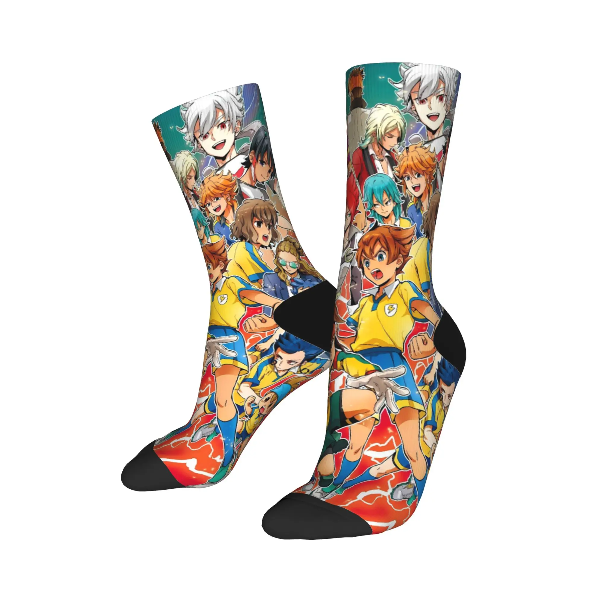 للجنسين الرجال الجوارب Inazuma أحد عشر Gouenji جوارب عدم الانزلاق جودة الجوارب الخريف القوطية مخصص تسلق الجوارب #1