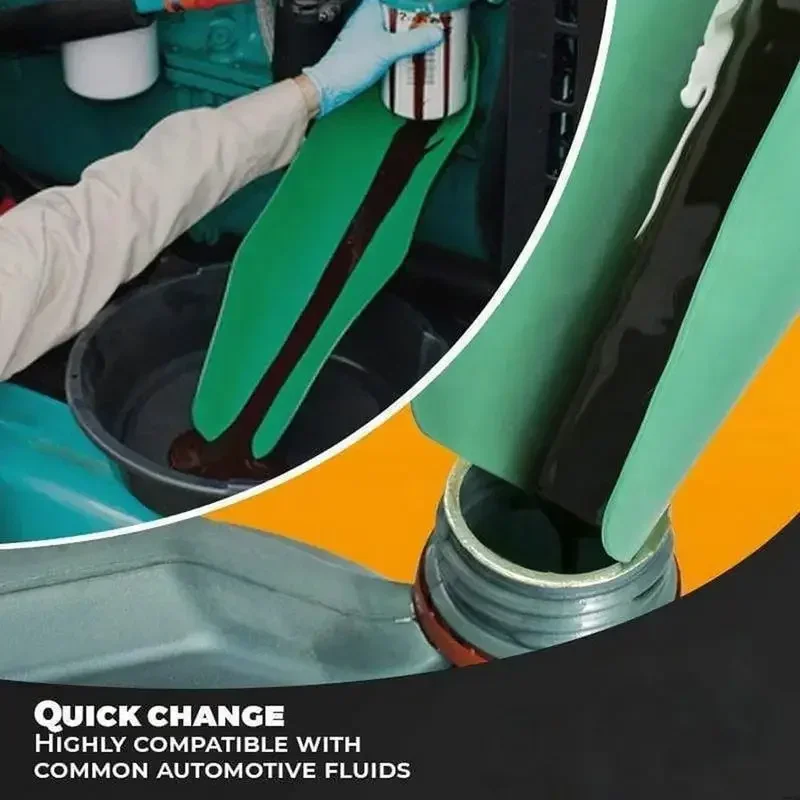 Flexibles Entleerungswerkzeug, faltbarer Auto-Trichter, Öleinfüllplatte, Motorrad- und Auto-Motoröl-Einfüllwerkzeuge, Zubehör – Detail 9