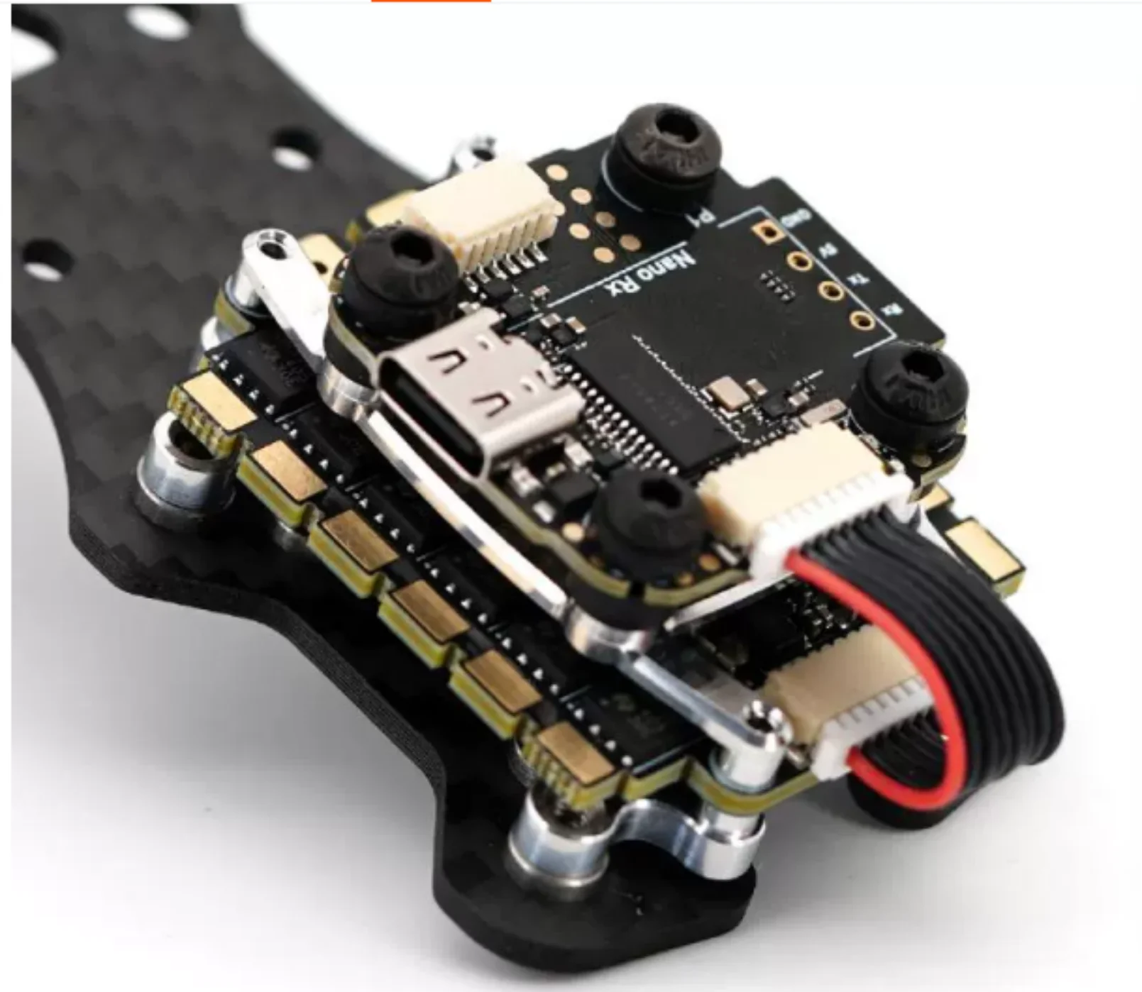 TBS Lucid FC Pro FC&ESC Stack MCU AT32F435RMT7 288MHz MPU-6000 39.5mm*16mm for FPV Freestyle Drones