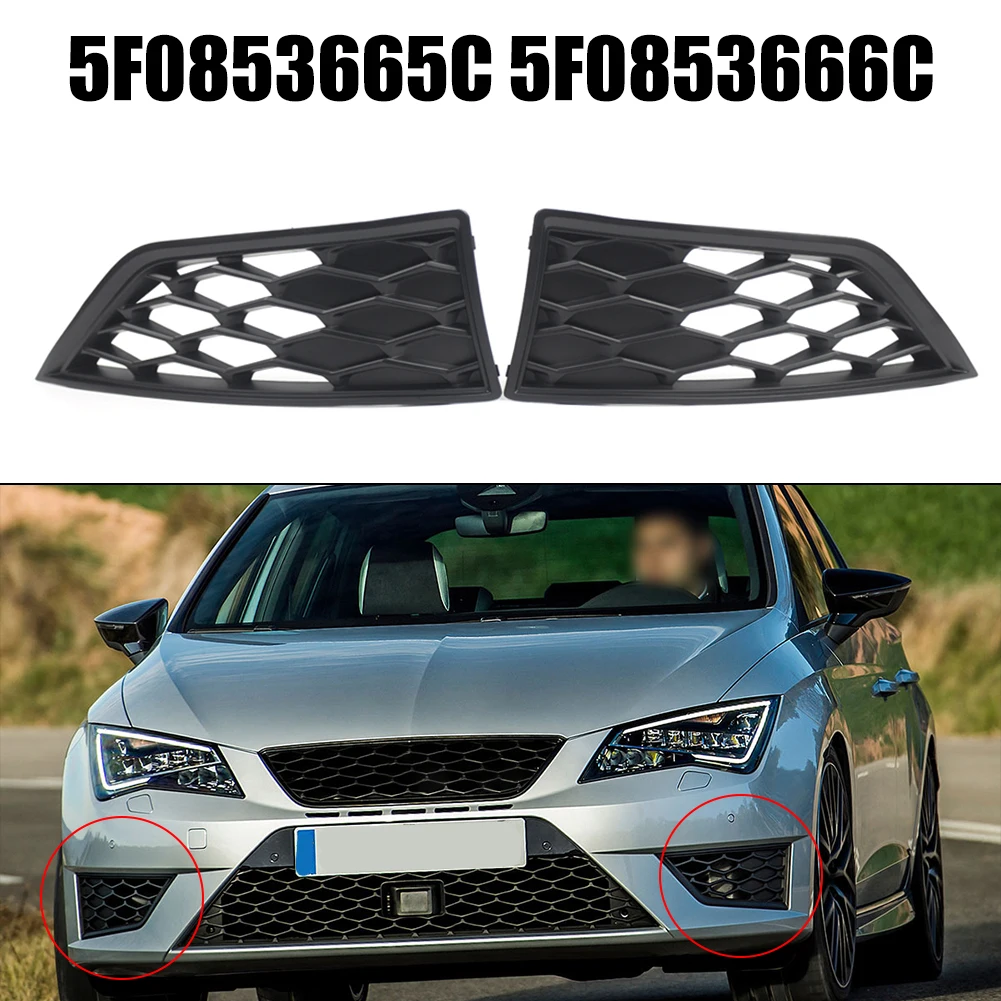 

Front Bumper Lower Grille Left&Right For SEAT Pre-Facelift 2012-2016 5F0853666C 5F0853665C Replacement Car Accessories