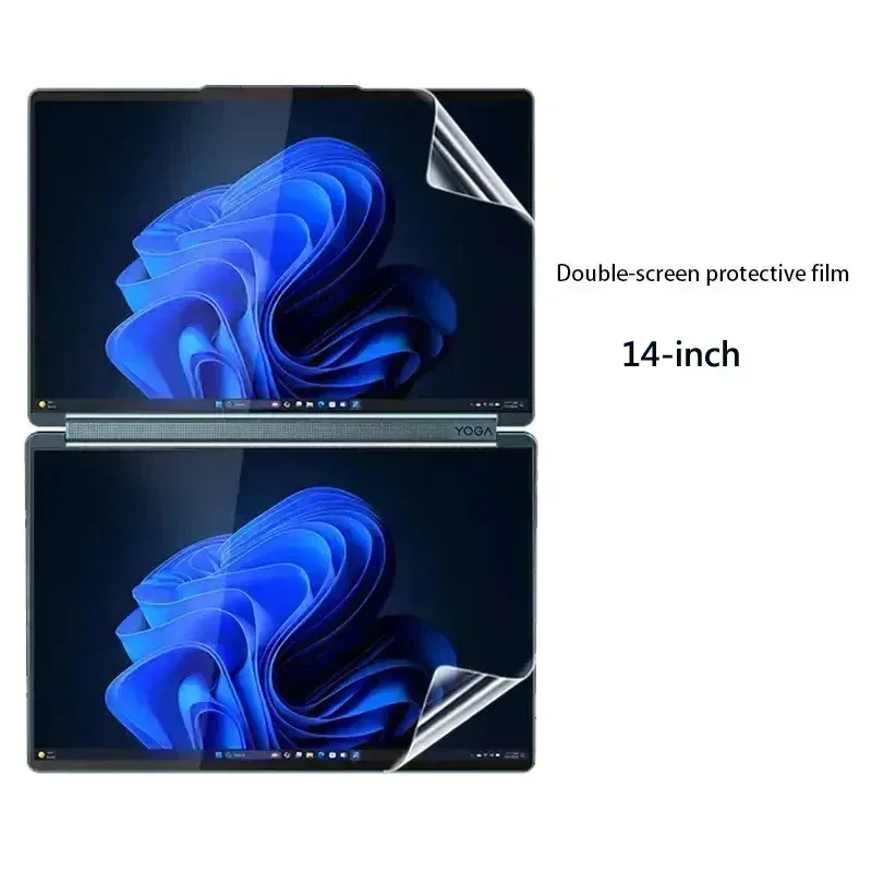 For Lenovo yoga book 9i IAH10 2025 dustproof film 14-inch dual-screen notebook Glossy Screen Protector Guard Cover