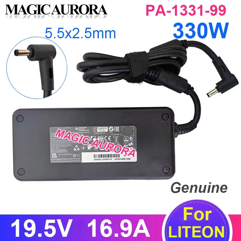 

Original LITEON PA-1331-99 Power Adapter 19.5V 16.9A 330W Power Adapter for MECHREVO Aurora 16 Super 16 Pro 4090 Laptop Charger