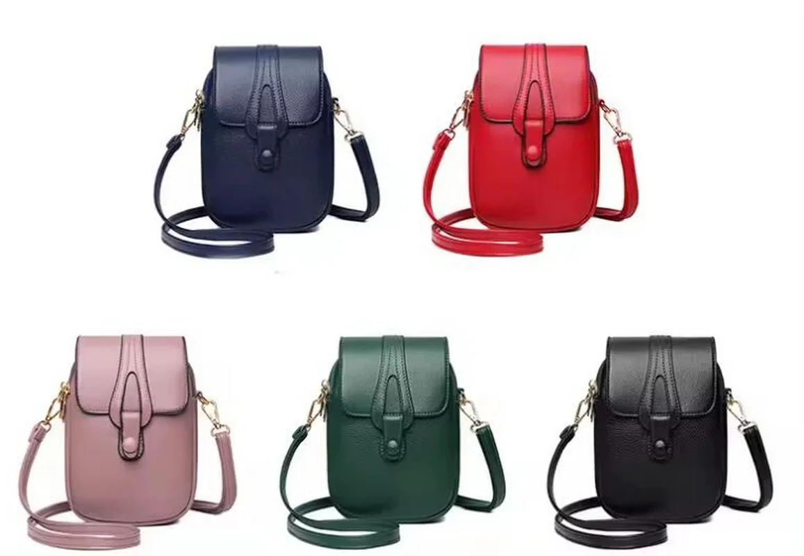 Women Crossbody Mobile Phone Bag Large Capacity Shoulder bag Zipper Pouch Phone Case Bag Card Holder Purse Wallet Clutch
