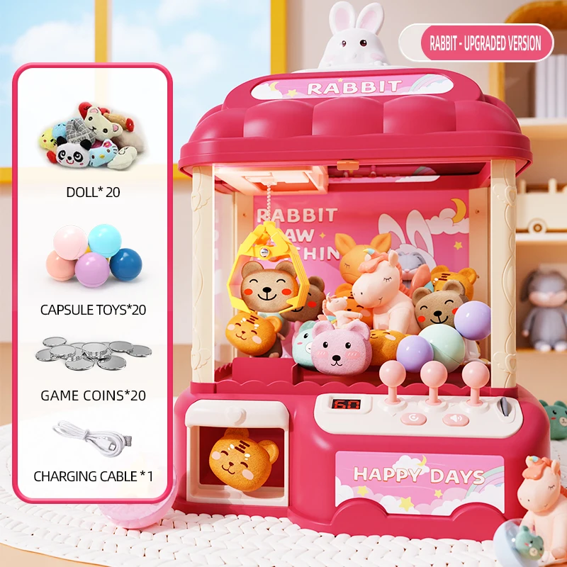 STLF المنزل الصغير عملة كليب دمية آلة لعبة أطفال البلاستيك المنتزع تويست لعبة لعبة #3