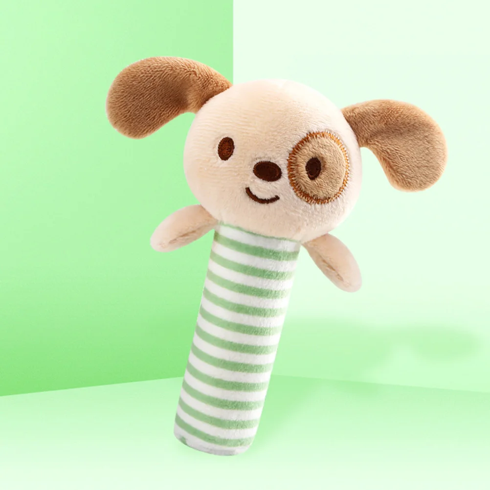 1Pcs Baby Handbell Cartoon Animal Soft Infant Appease Bed Hanging Bell Educational Rattle for 0-3 Years Old Development