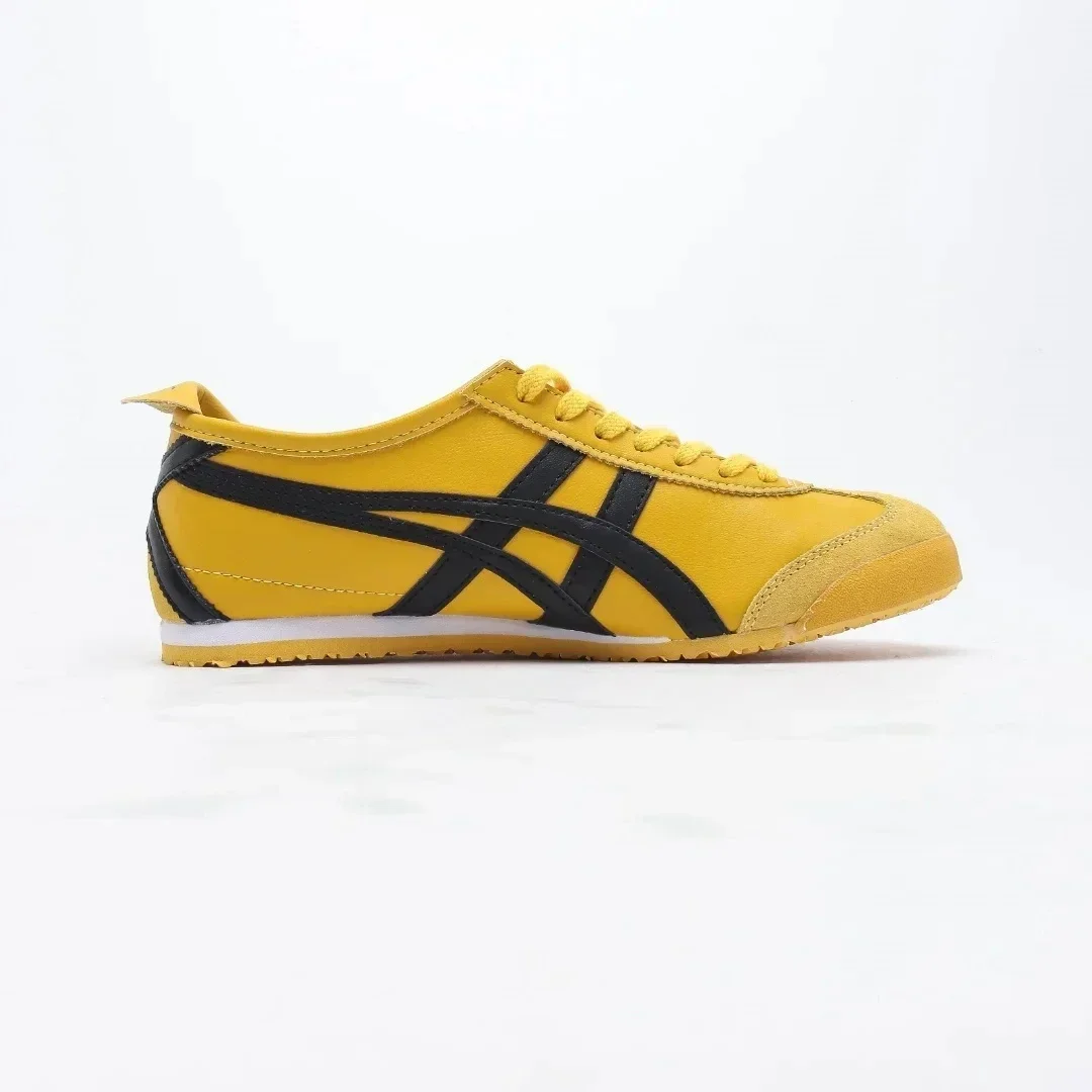 أحذية Onitsuka Tiger MEXICO 66 للنساء والرجال للتزلج خفيفة الوزن بدون رباط حذاء رياضي