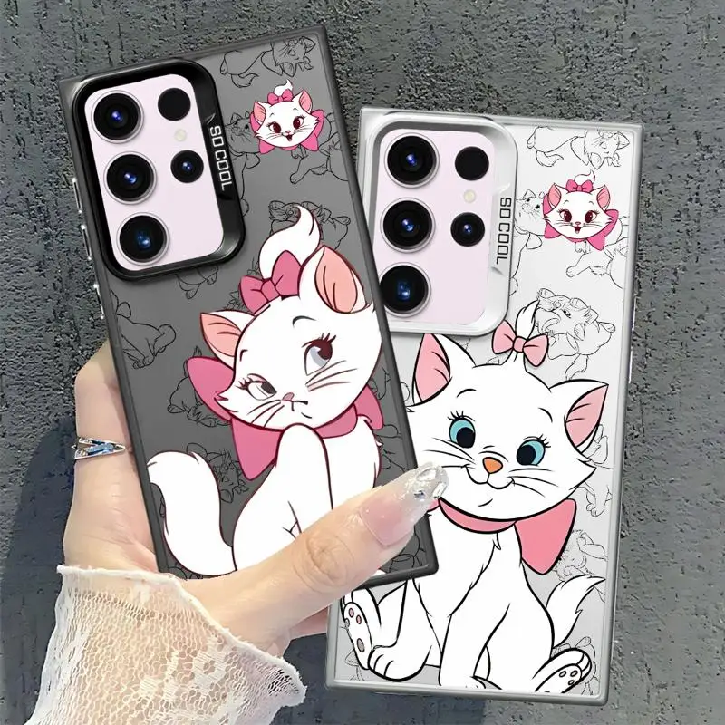 Disney Marie Cat Aristocats phone cases for Samsung Galaxy S24 Ultra case S22 S20 FE S21 Plus Note20 S23 funda Back Shell Cover