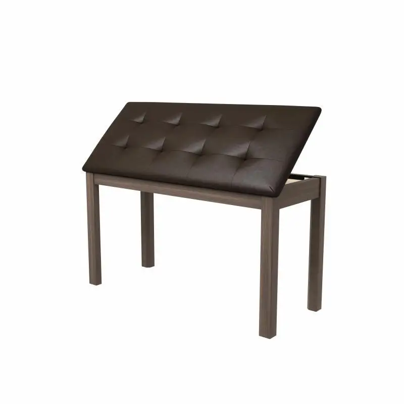 

Скамейка для цифрового пианино с ящиком для хранения книг, табурет для пианино для двух человек, деревянный табурет, скамейка для электронного пианино