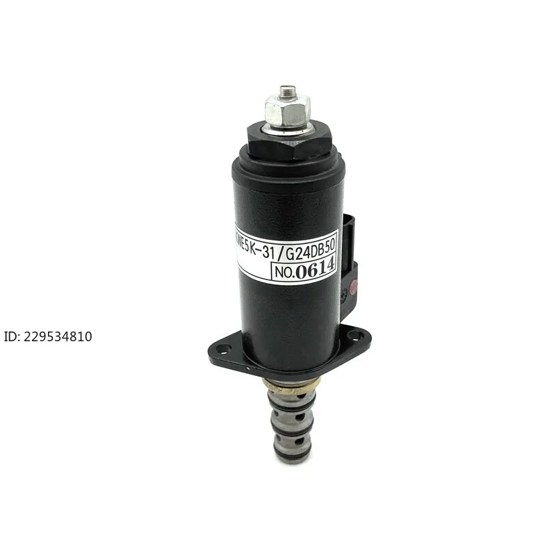 Excavator parts SK75/140/200/210/260/330/350-8 hydraulic safety lock solenoid valve
