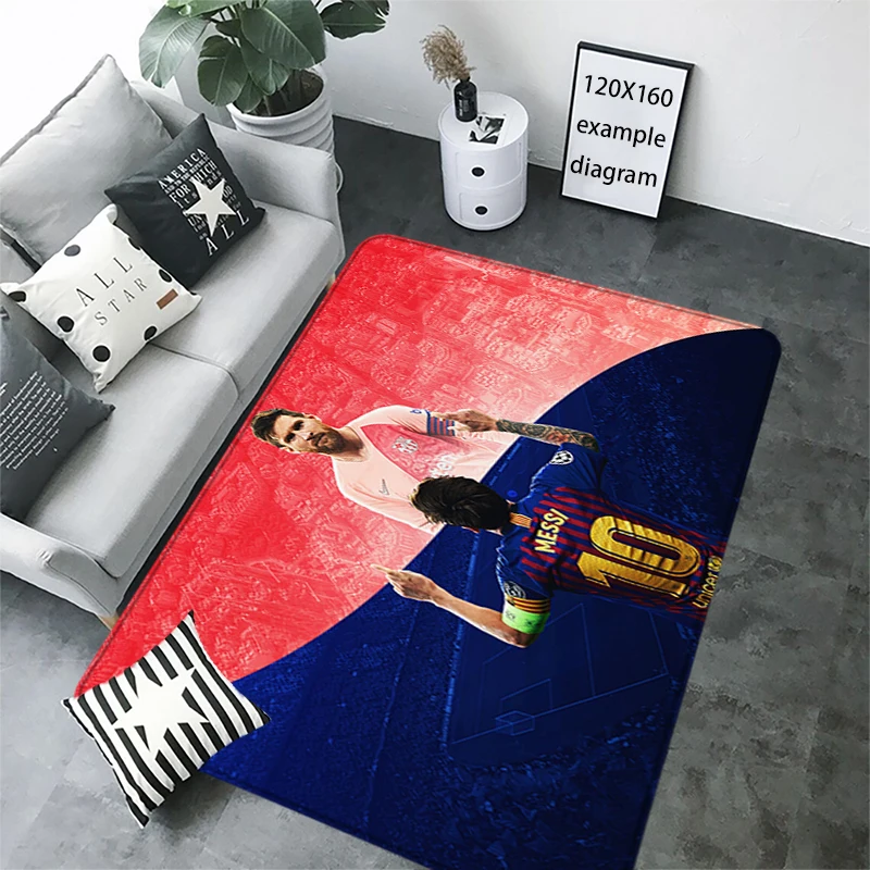 Living Room Rugs Foot Carpets Messi Entrance Doormat Kawaii Rug Floor Mats Carpet Anti Slip Bath Mat Home Kitchen Hallway Decor